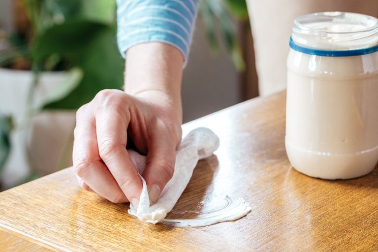 How to Remove Water Stains from Wood with Mayonnaise